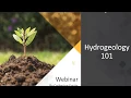 Webinar Hydrogeology 101