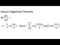 Gauss s Digamma Theorem