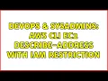 DevOps SysAdmins AWS CLI EC2 describe-address with IAM restriction 2 Solutions