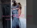 glue in weave on natural hair