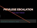 PRIVILEGE ESCALATION USING KALI LINUX
