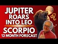 Scorpio Career Heights Jupiter into Leo 13-Month Forecast