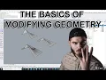 Rhino Fundamentals 4 Modifying Geometry control points scale rebuild twist bend etc