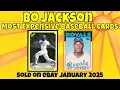 Bo Jackson Most Expensive eBay Sales Baseball Cards - January 2025