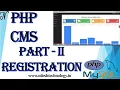 Registration Part 2 CMS Project Tutorial PHP and MySQL CMS Blog Application 2020