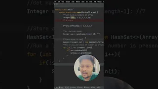 Missing numbers in array