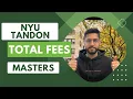 NYU Tandon MS CS Tuition Fees Living Expenses MS from US in 30 lakhs Scholarship Total cost