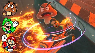 Fall In Bowser's Lava = Eliminated! | Mario Racing Competition 🍄🏆