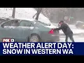 Weather Alert Day Tracking snow and road conditions across western Washington
