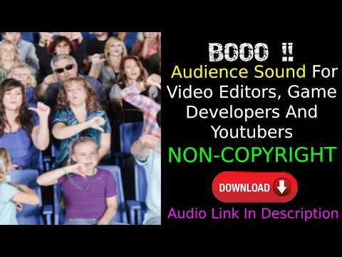 Download MP3 Boo !! Audience Sound Effect Free Download MP3 | Royalty Free ( Non - Copyright )