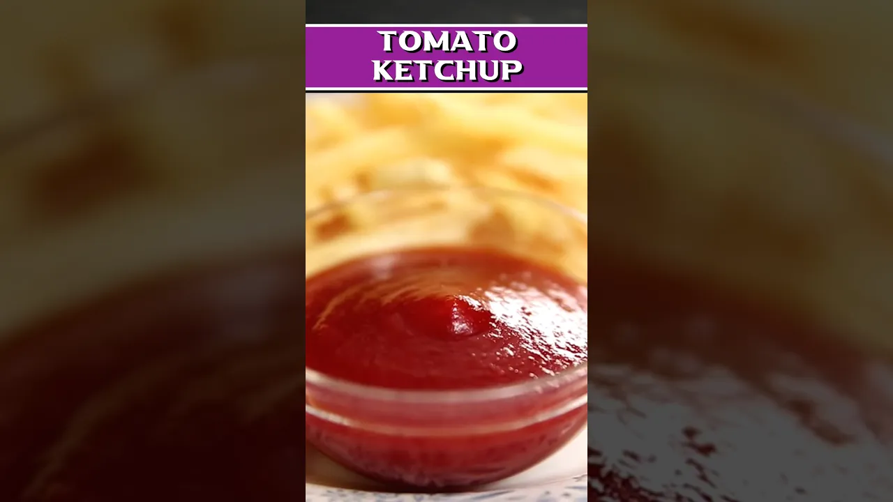 Homemade Tomato Ketchup  #shorts #homemaderecipe #tomatoketchup #foodie