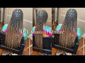 DIY Custom Ombre Knotless Box Braids Using Custom Braiding Hair Color Fall