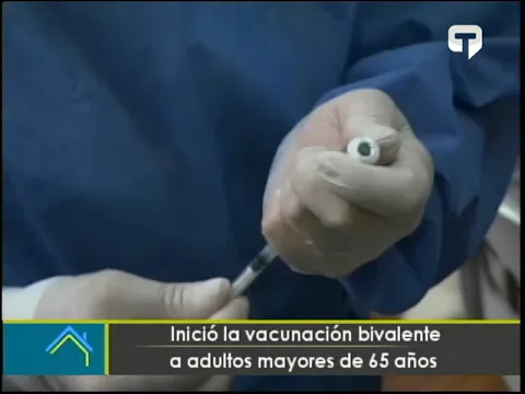 Inició vacunación bivalente a adultos mayores de 65 años