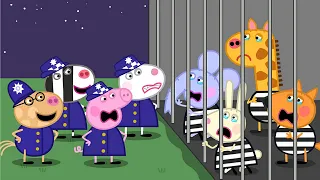 Catch the Thieves | Peppa Pig Funny Animation