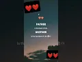 Download Lagu #father is the heart of life💓❤️Mother is the heartbeat of life💓❤️❤️💓