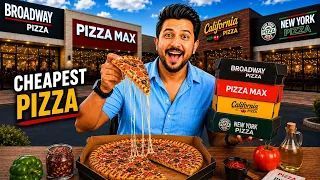 Trying The Cheapest Pizzas From Famous Pizza Brands 🍕