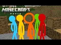 Minecraft Movie Trailer but Stickmans from Animation vs Minecraft Fan Made