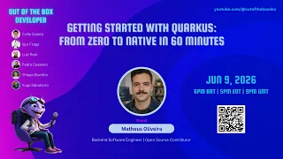 Getting Started with Quarkus From Zero to Native in 60 Minutes