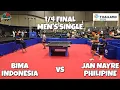 Lagu 1/4 Final Men's Single Bima INDONESIA VS FILIPINA Jan Nayre