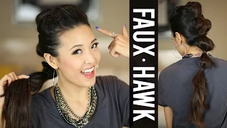 Going Out HAIR Ponytail Fauxhawk Tutorial