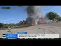 Pallet fire knocked down behind Citrus Heights Walmart