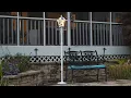 Baytown II Bulb Solar Lamp Post with EZ-Anchor Base Solar Lighting for Any Outdoor Setting
