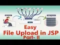 How to Upload File in JSP using Netbeans in Hindi part - II JSP Tutorial