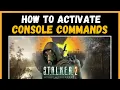 How To Actiavte Console Command in Stalker 2