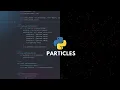 Particle Simulation GUI in Python Tkinter Particle Animation Tutorial