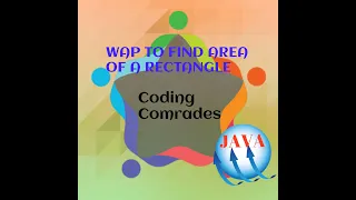 JAVA WAP To Find Area Of a Rectangle User Input
