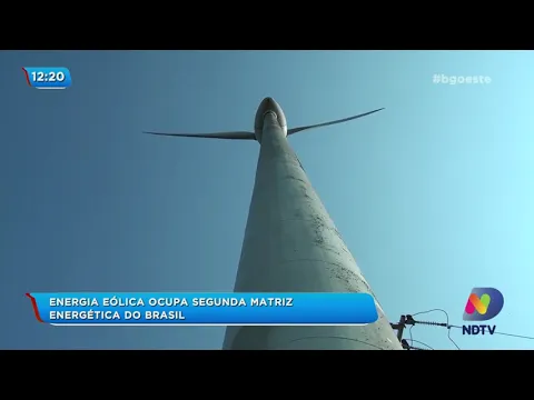 Energia eólica ocupa segunda matriz energética do Brasil