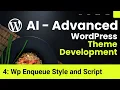 WordPress Theme Development From Scratch Restaurant Food Wp Enqueue Style and Script