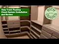 Easy Track Floating Closet System Installation and Review