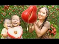 Lagu Catch Giant Fish and Harvest Ancient Fruits in the Rain  Village Life Farming