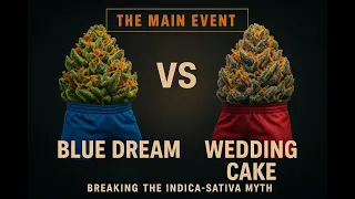 Beyond the Indica Sativa Myth Blue Dream vs Wedding cake