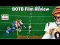 Bengals Offense FILM REVIEW Under-Center Focus vs Lions Bengals On The Brain