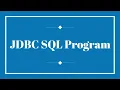 CC105 Database and Table Creation using Java JDBC and MySQL