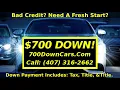 700 Down Cars Bad Credit Buy Here Pay Here Options Orlando Florida Used Cars