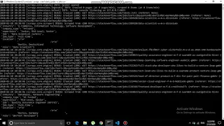 StackOverFlow Jobs Data Extraction