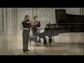 Prokofiev Sonata for violin and piano No 1: Sophie Branson and Sofya Pisetsky at the Tonhalle Zurich