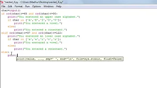 Python Programming Tutorial 15 Nested IF ELSE Statement