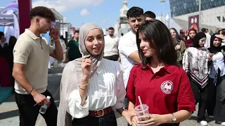 استقبال الطلبة الجدد في حرم الجامعة العربية الأمريكية – رام الله  للعام الأكاديمي 2026\2027.