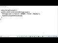 BCA OBJECT ORIENTED TECHNOLOGIES AND JAVA PROGRAMMING MCS024 BLOCK-1 UNIT-4 Arrays in java