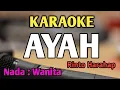 Download Lagu AYAH - KARAOKE || NADA WANITA CEWEK || Rinto Harahap || Audio HQ || Live Keyboard