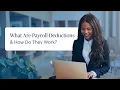 Payroll Deductions Explained What Employers Need to Know