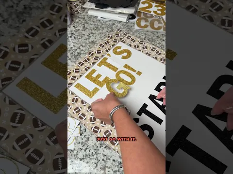 My love for my child outweighs my hatred of arts & crafts 🏈 let’s make a sign for game day!
