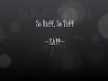 Zapp & Roger - So Ruff, So Tuff