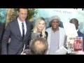 Margot Robbie Alexander Skarsgard and Samuel L Jackson at the Premiere Of Warner Bros Pictures T