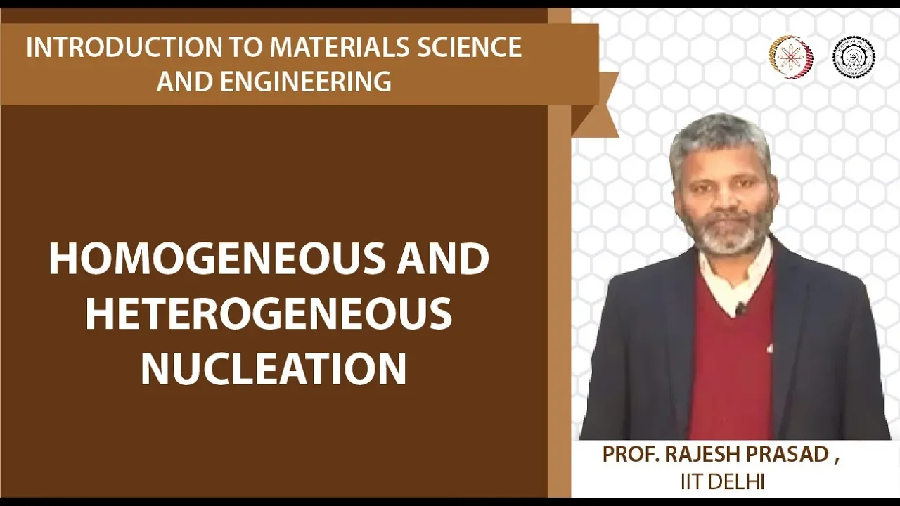 Homogeneous and heterogeneous nucleation