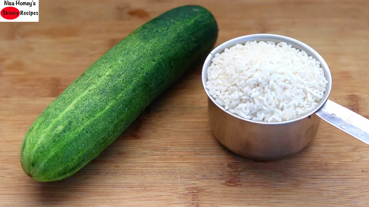 Do You Have One Cucumber And A Cup Of Rice??  Make Instant Healthy Breakfast Recipe In Lockdown